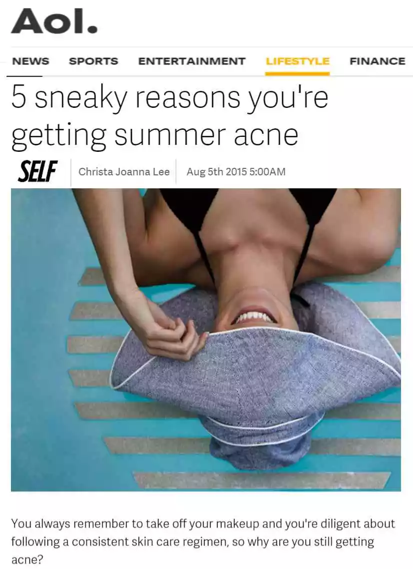 5 Surprising Causes of Summertime Acne