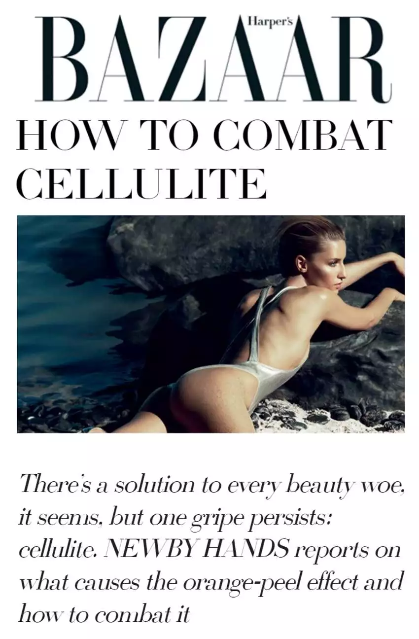 Harper's Bazaar reveals 'How to Combat Cellulite"
